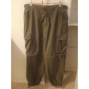North Crest Men's Lightweight Khaki Hiking/Camping Pants, Size 36x 32
